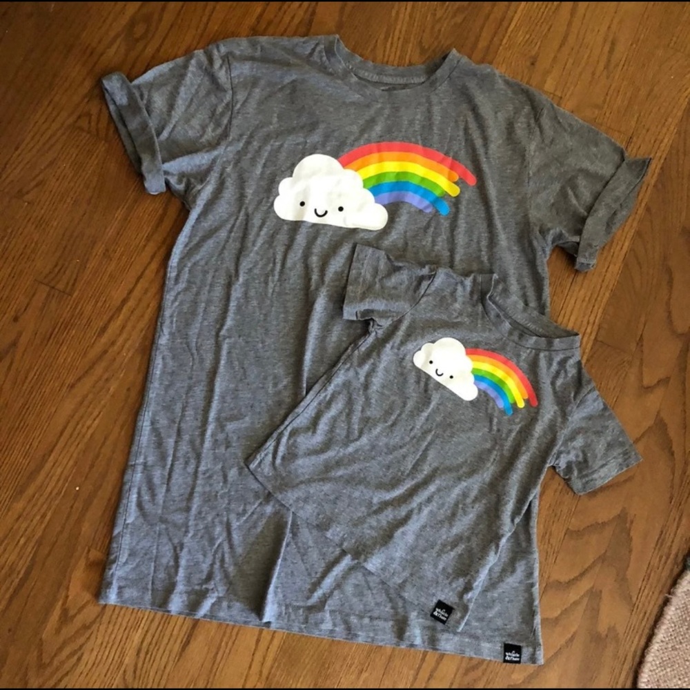 Whistle & Flute Mama & Me Matching Rainbow Tee Shirts